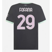 Camiseta AC Milan Youssouf Fofana #29 Tercera Equipación 2024-25 manga corta